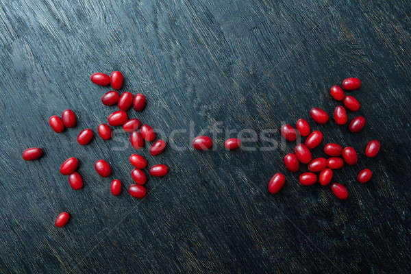 Red berries ripe dogwood Stock photo © artjazz