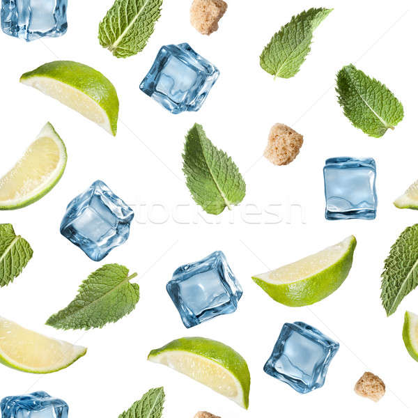 Cal de raio ice cube branco Foto stock © artjazz