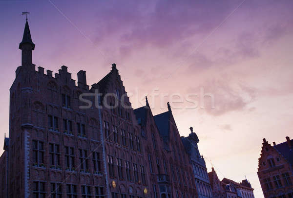 Burg square with the City Hall Stock photo © artjazz