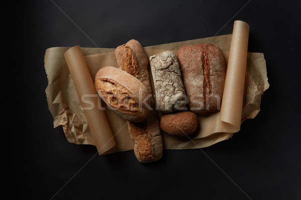 Assortment of different types of bread Stock photo © artjazz