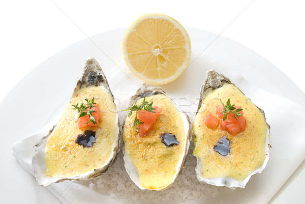 Salsa limone pesce mare frutta Foto d'archivio © artjazz