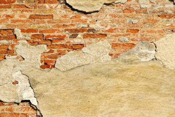 öreg téglák fal textúra épület terv Stock fotó © artjazz
