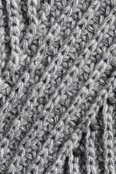 Gray knitting background texture. Stock photo © artjazz