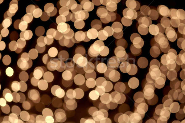 festive golden bokeh background Stock photo © artjazz