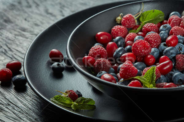 Mixed forest fruits Stock photo © artjazz