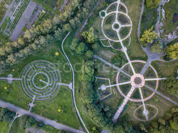 Uccelli occhi view giardino labirinto parco Foto d'archivio © artjazz