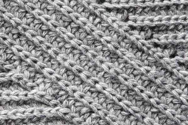 Texture of knitted woolen fabric for wallpaper Stock photo © artjazz