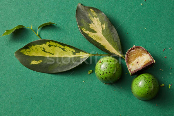 green candy with jelly Stock photo © artjazz