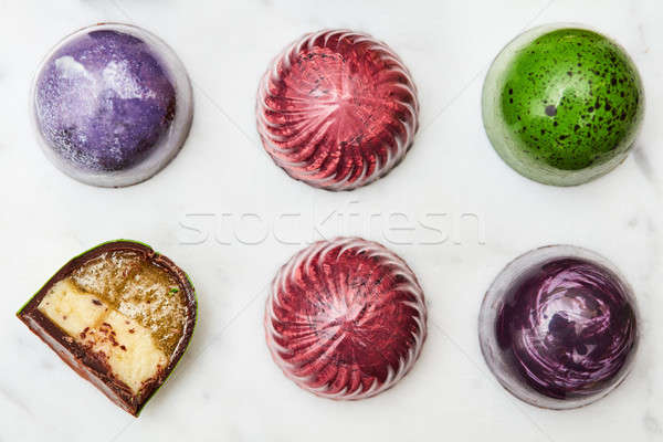 Set of various hand-made candies Stock photo © artjazz