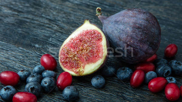 berries and figs Stock photo © artjazz
