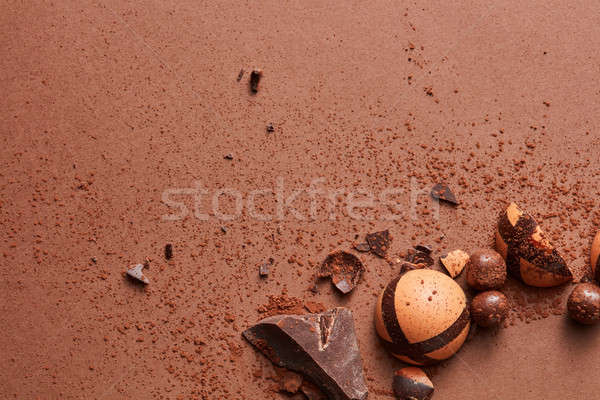 delicious chocolate candies Stock photo © artjazz