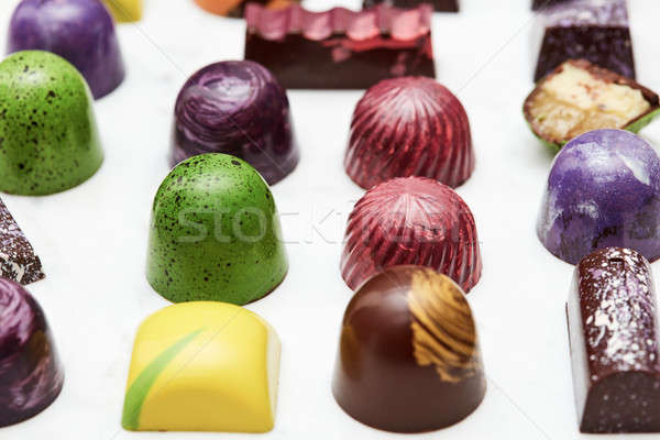 Colorful chocolate candies Stock photo © artjazz