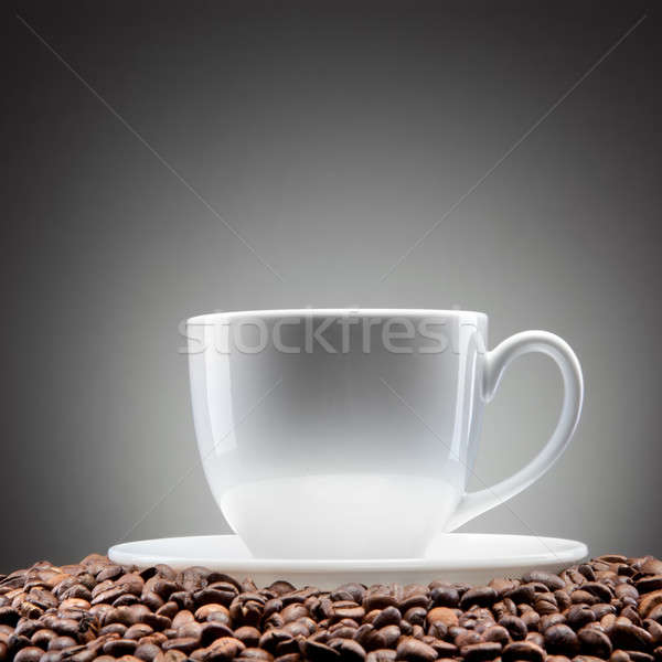 белый Кубок кофе черно белые черный продовольствие Сток-фото © artjazz