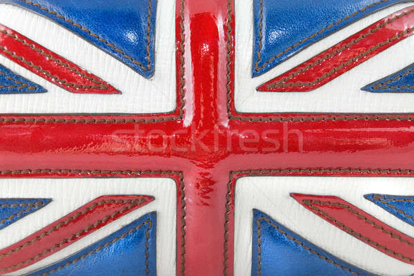 luxury leather british flag Stock photo © artjazz