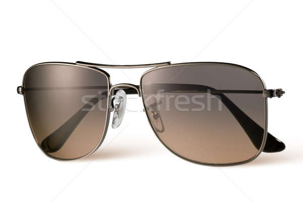 brown sunglasses isolated on white Stock photo © artjazz