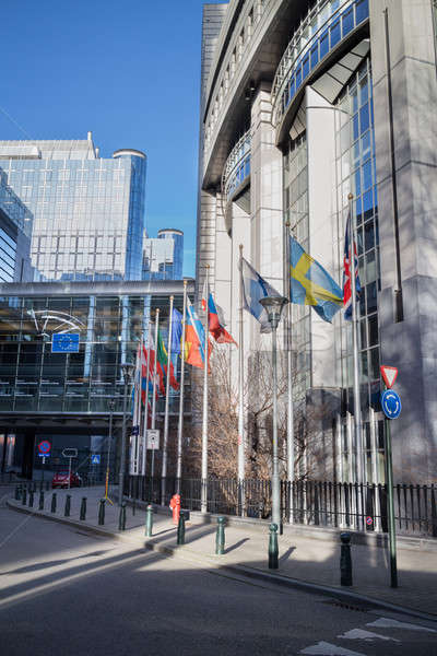 Europese parlement Brussel België business boom Stockfoto © artjazz