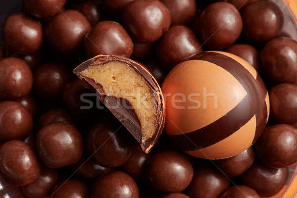 broken chocolate candies Stock photo © artjazz