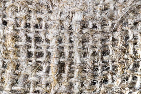 macro of burlap texture Stock photo © artjazz