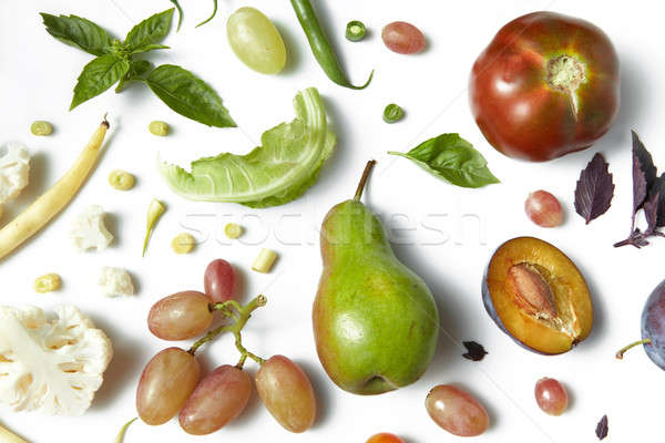 fruits and vegetables organic for healthy Stock photo © artjazz