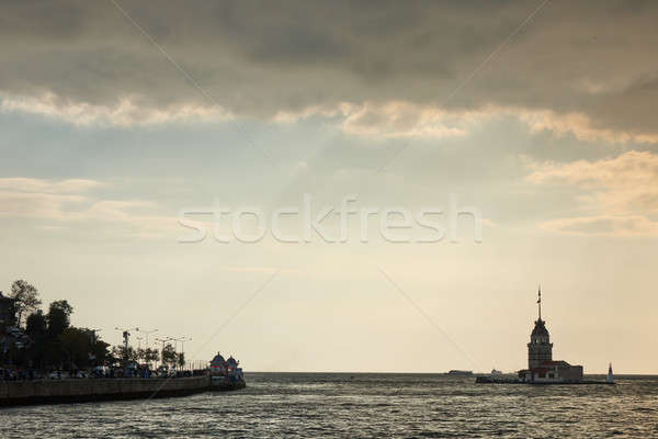Maiden's Tower in Istanbul, Turkey Stock photo © artjazz