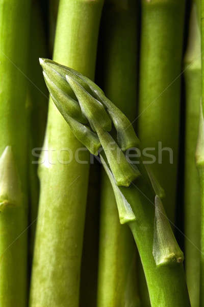 Detail of Asparagus officinalis vegetables Stock photo © artjazz