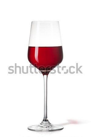 Foto stock: Vidrio · vino · tinto · aislado · blanco · fiesta · vino