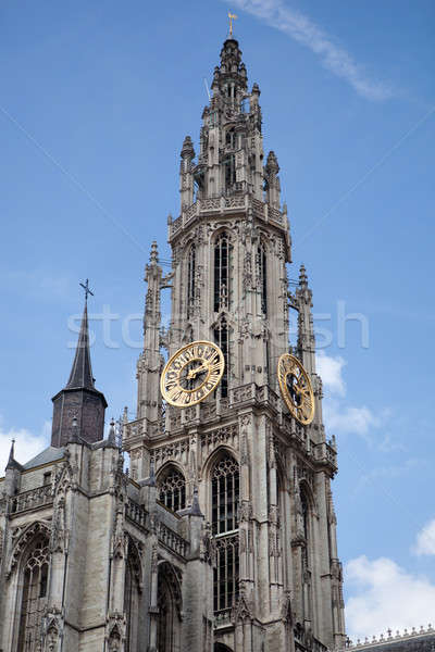 Cathedral of Our Lady in Antwerp Stock photo © artjazz