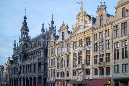 Houses of the famous Grand Place Stock photo © artjazz