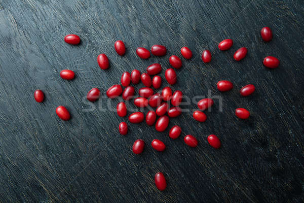 Red berries ripe dogwood Stock photo © artjazz