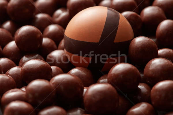 Stock fotó: Törött · csokoládé · cukorkák · citromsárga · cukorka · golyók