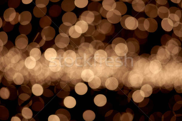 golden christmas lights background Stock photo © artjazz