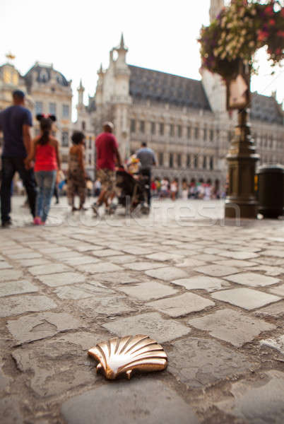 St James shell in Brussels Stock photo © artjazz