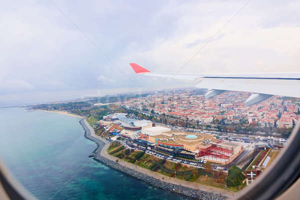 Foto d'archivio: View · aereo · finestra · città · bella · mare
