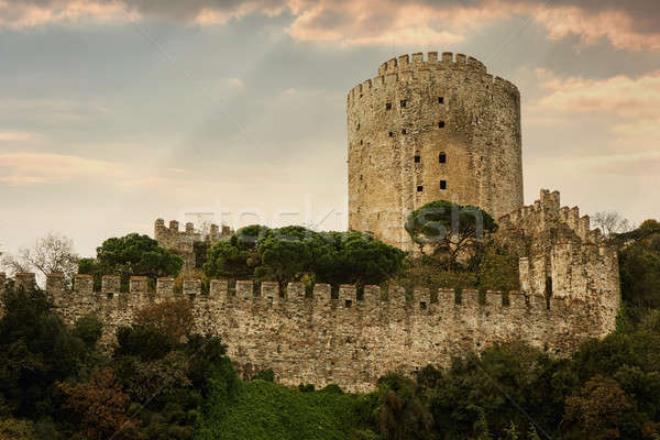 Rumeli Fortress in Istanbul, Turkey. Stock photo © artjazz