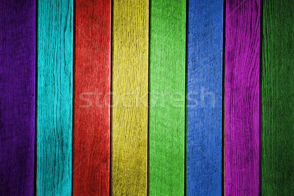 grunge colored close-up photo of plank texture Stock photo © artjazz