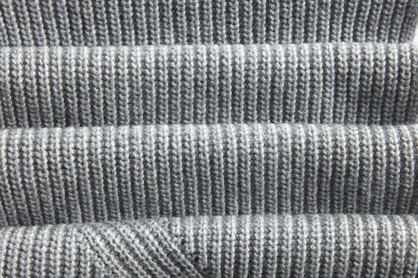 natural warm knitted gray fabric Stock photo © artjazz