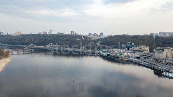 Panoramic păsări ochi vedere fotografiere district Imagine de stoc © artjazz