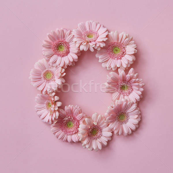 Stock fotó: O · betű · virágok · szó · szeretet · virágmintás · ábécé