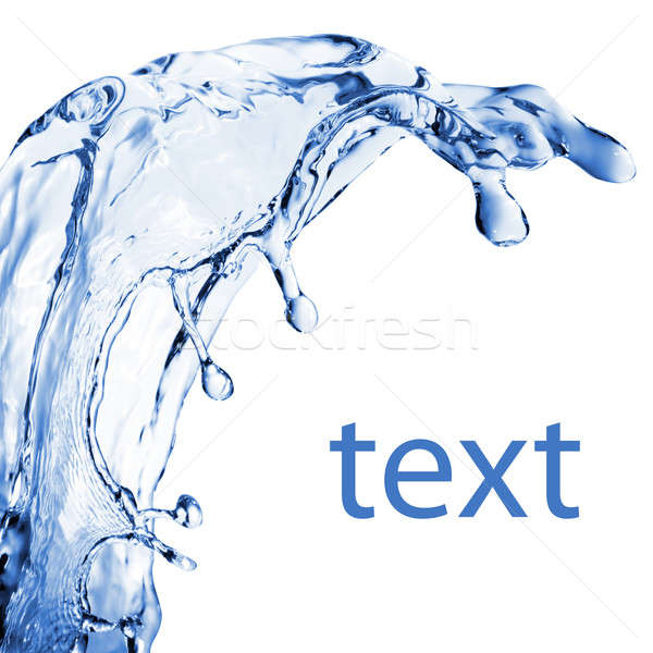 abstract water splash isolated on white Stock photo © artjazz