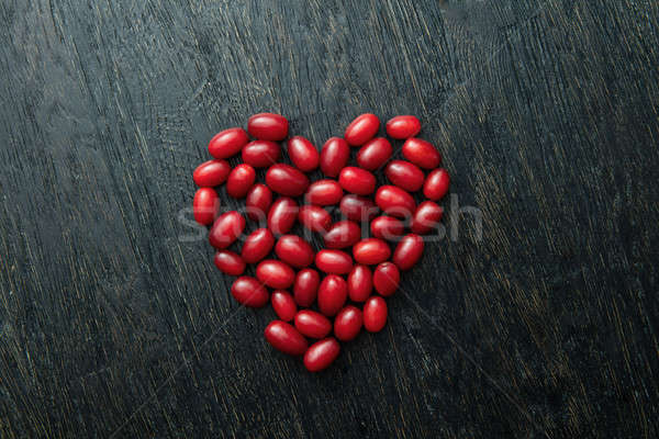 Dogwood berries as a heart Stock photo © artjazz