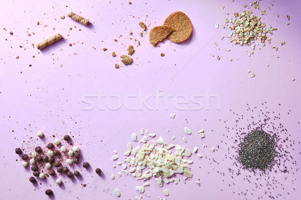 Wafer cornetti cookies avena Foto d'archivio © artjazz