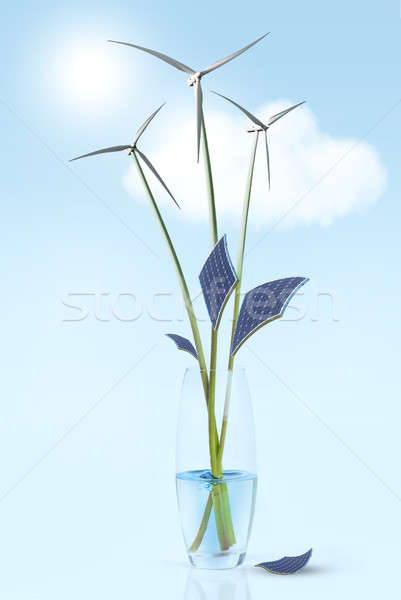 Green energy concept Stock photo © artjazz