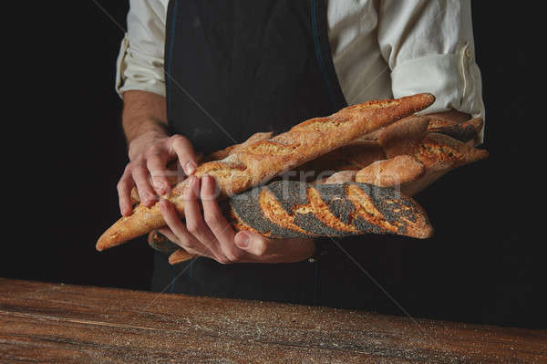 рук багеты черный Сток-фото © artjazz