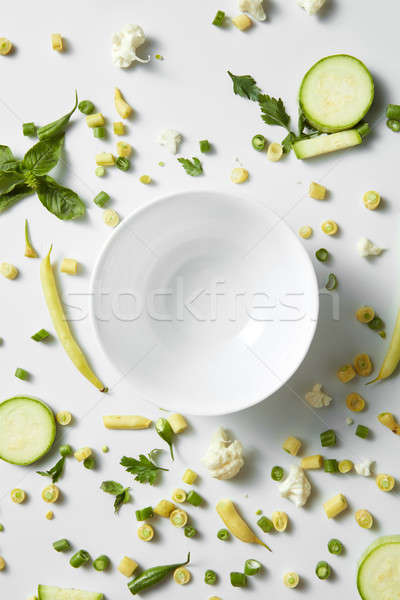 fresh organic green vegetables Stock photo © artjazz