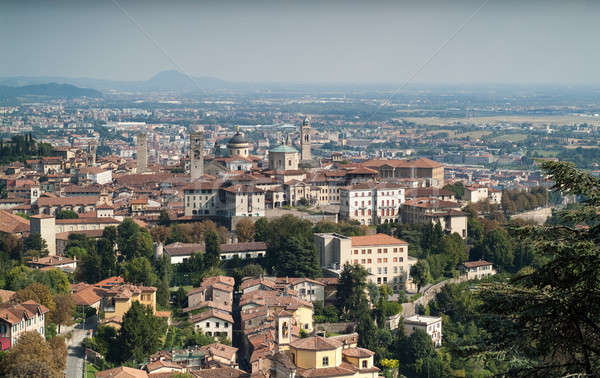 Ansicht schönen italienisch Stadt Stadt Natur Stock foto © Artlover