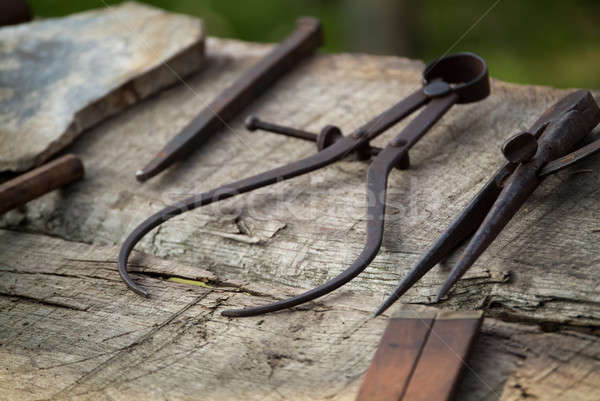 Stock photo: Carpentry tools