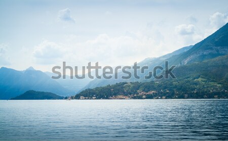 See Berge schönen Ansicht Abstand Wasser Stock foto © Artlover