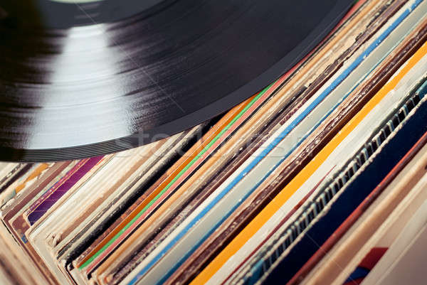 Old vinyls Stock photo © Artlover