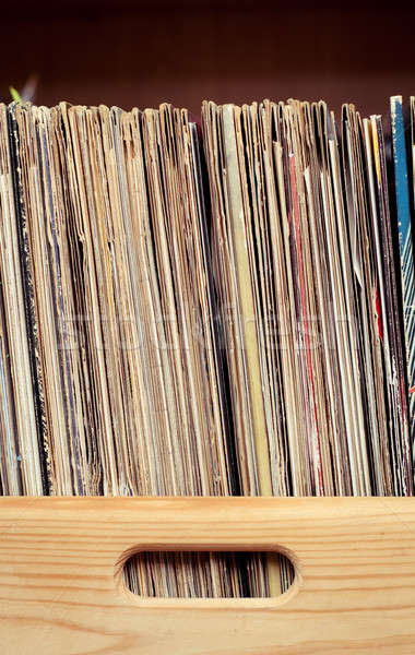 Old vinyls Stock photo © Artlover