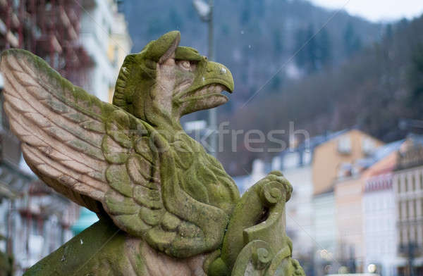 Foto Tschechische Republik Stein Bösen Stadt Stock foto © Artlover